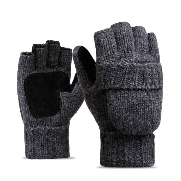 Multifunctionele 2-in-1 handschoenen donkergrijs