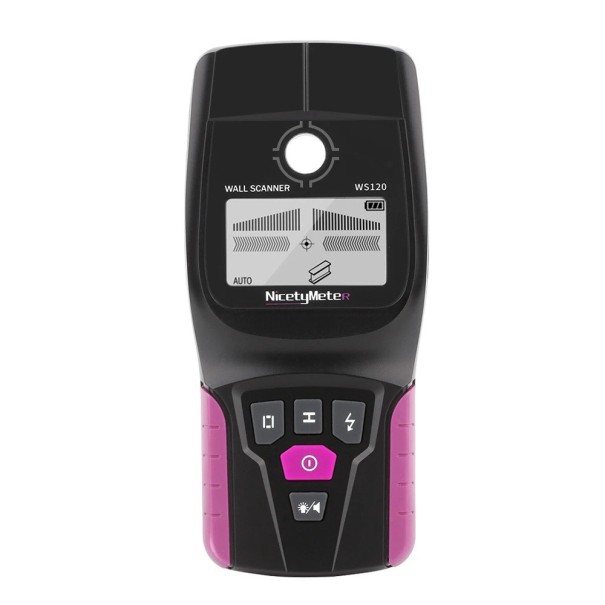 Multifunctionele detector voor in de muur WS-120 Diepte van detectie 110 mm metaal 50 mm draden 25 mm hout Zoeken naar kabels en leidingen 1