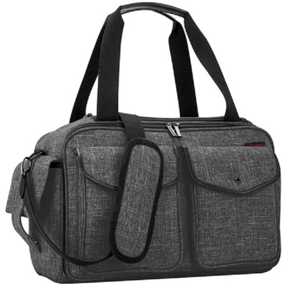 Multifunctionele luiertas met accessoires zwart