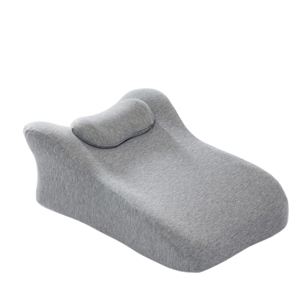 Multifunkčný ortopedický vankúš z pamäťovej peny 60x42x23 cm Podpora krčnej chrbtice Zdravé zakrivenie Ergonomický dizajn Spánok a relaxácia sivá