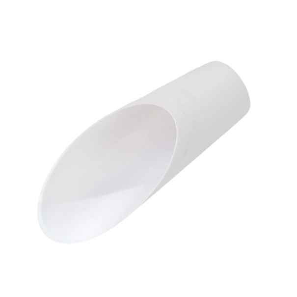 Multifunktionel haveskovl i plastik 17 x 7 cm Let og holdbar skovl i japansk stil til omplantning, plantning og løsning af jord hvid