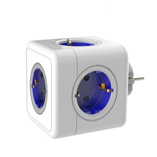 Multiplicador de tomada azul