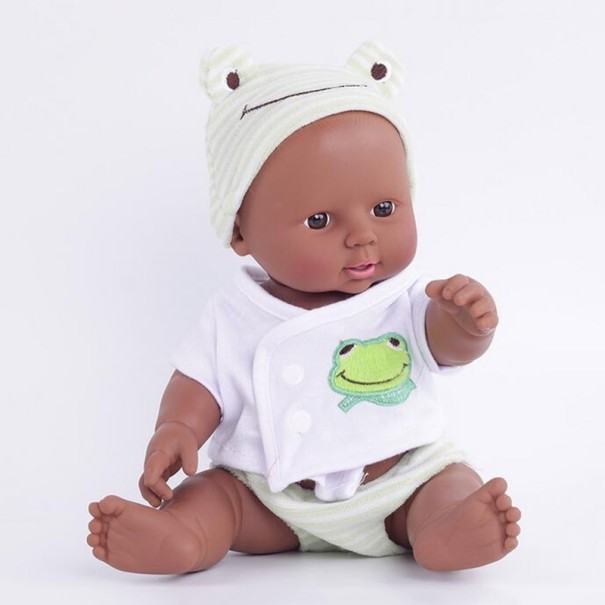 Muñeca bebé exótica verde claro