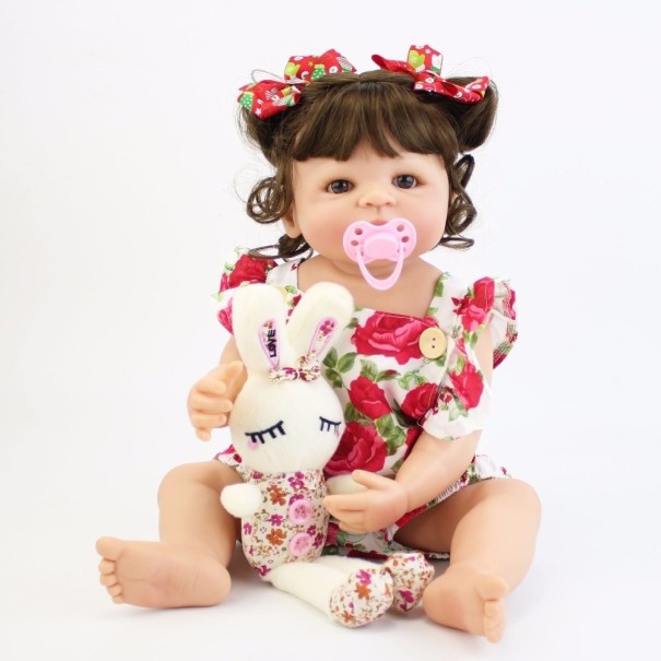 Muñeca realista con accesorios 55 cm 1
