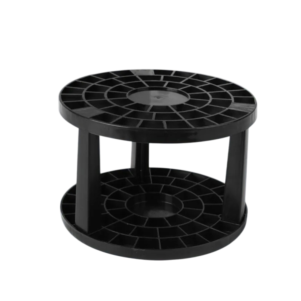 Muovinen meikkisivellinteline 14 x 10,3 cm huulipunan säilytyslaatikko kosmetiikkajärjestelijä työpöydälle meikkipöytä musta