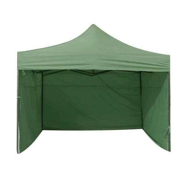 Mur latéral pour tonnelle de jardin vert armée