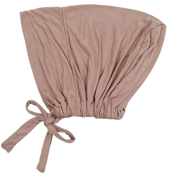 Muslimský vnitřní hidžáb Turban Dámský měkký islámský šátek Celoroční neformální pokrývka hlavy Pohodlný podklad pod hidžáb nude