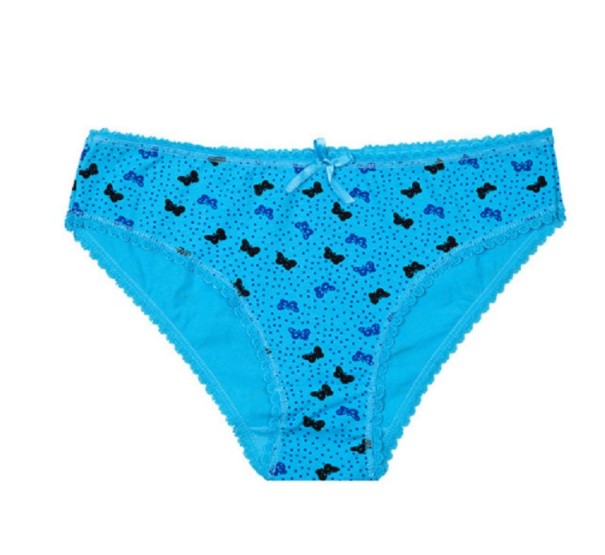 Mutandine con farfalle blu M