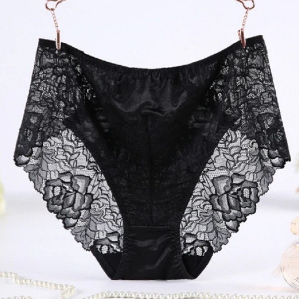 Mutandine da donna a vita alta - taglie forti nero 3XL