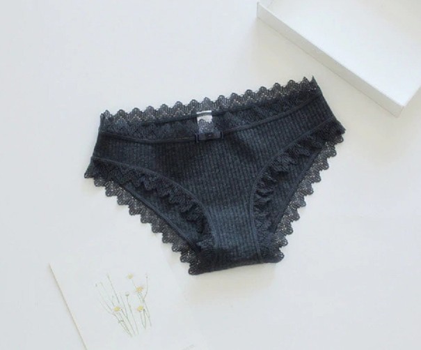 Mutandine in cotone Courtney nero S