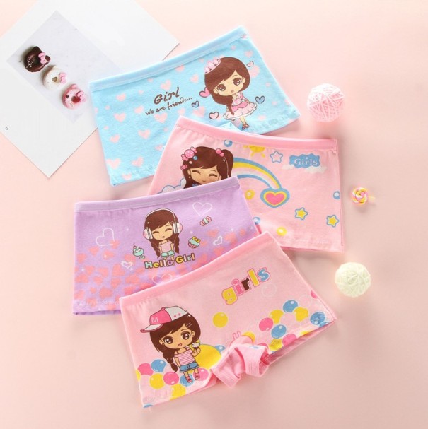 Mutandine per ragazze con principesse - 4 pz 2-3 anni 6