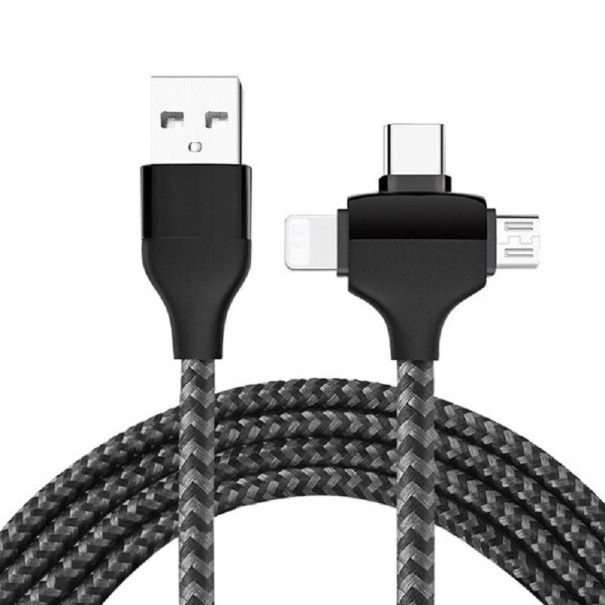 Nabíjací kábel USB 3v1 K670 1