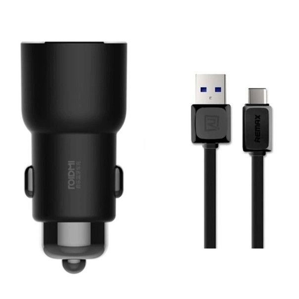 Nabíjačka do auta Dual USB s káblom K736 3