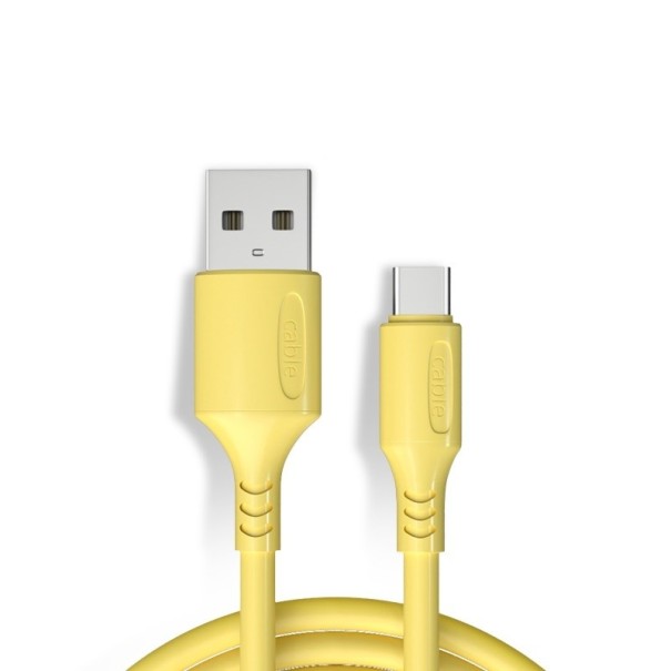 Nabíjecí kabel USB-C / USB K444 žlutá 1,2 m