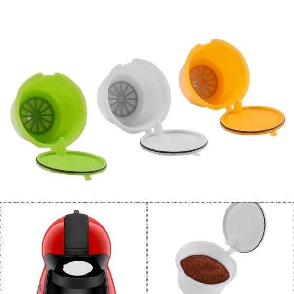 Nachfüllbare Kapsel für Dolce Gusto Kaffeemaschine 3 Stk 1