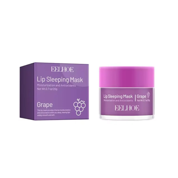 Nacht hydraterende lippenmasker 20 g Zorg voor droge lippen Vermindering van pigmentatie Regeneratie tegen scheuren Voeding en hydratatie Grape