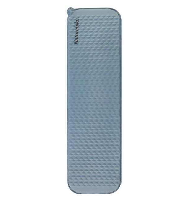 Nafukująca karimata prostokątna 185 × 55 × 3,5 cm nylon TPU niebieska lekka 540 g do kempingu turystyki outdoor 1