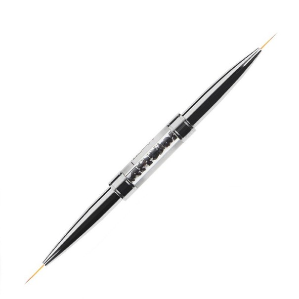 Nagelkunstpenseel 9 mm/11 mm zwart