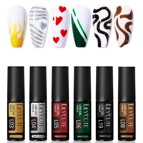 Nagellacksset 6 st J292 5
