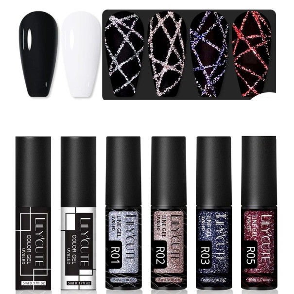 Nagellacksset 6 st J292 7