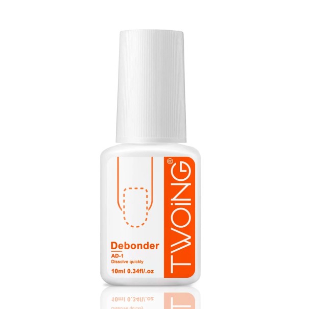 Nagellijmverwijderaar 10 ml met zacht borsteltje 1