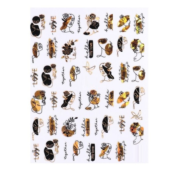 Nagelstickers P3352 10