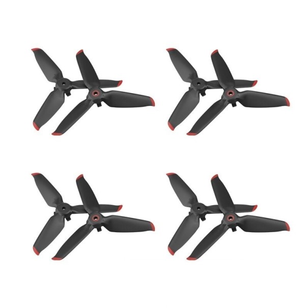 Náhradné vrtule pre dron DJI FPV 4 páry K2705 červená