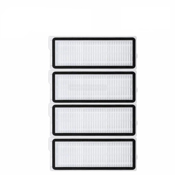 Náhradní HEPA filtry pro robotický vysavač 4 ks 110 x 42 mm prachové filtrační vložky pro Roborock Q Revo MaxV Q Revo S a Q Revo Pro 1