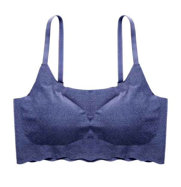 Nahtloser Fitness-BH für Damen lila S