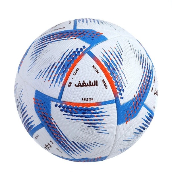 Nahtloser Fußball Größe 5 PU-Material Hohe Qualität und Verschleißfestigkeit Professioneller Trainingsball für alle Oberflächen blau