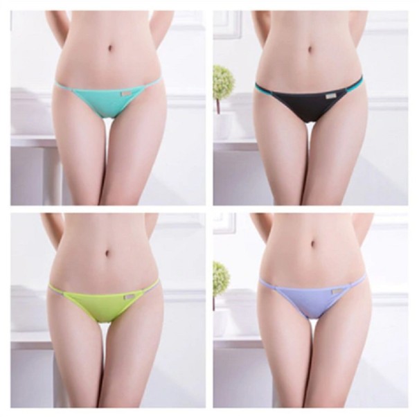 Naisten alushousut kiristysnyörillä - 4 kpl. M 3