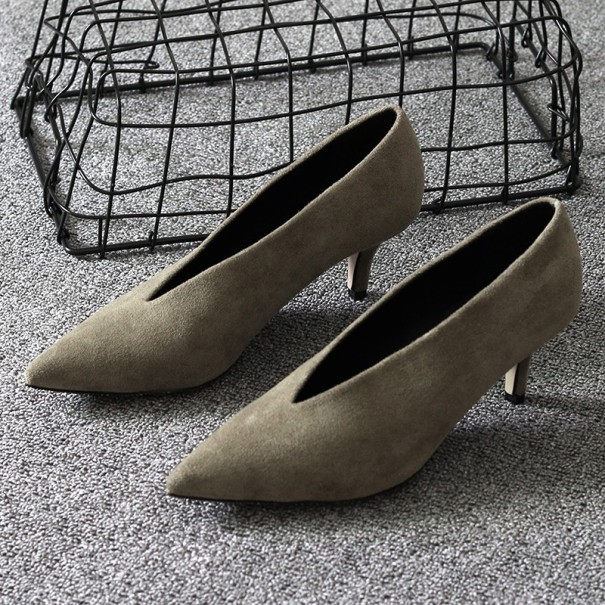 Naisten avokkaat Marie armeijanvihreä 40