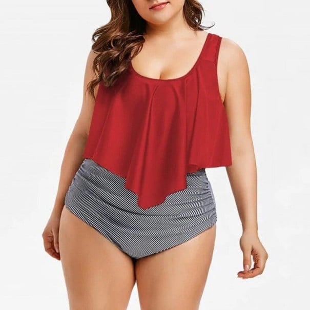 Naisten bikini P1070 punainen XXL