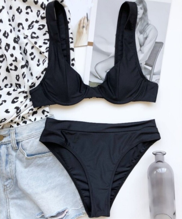 Naisten bikini P1253 musta M
