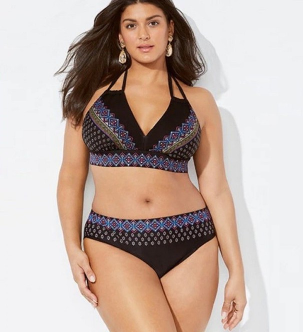 Naisten bikini P384 4XL 2