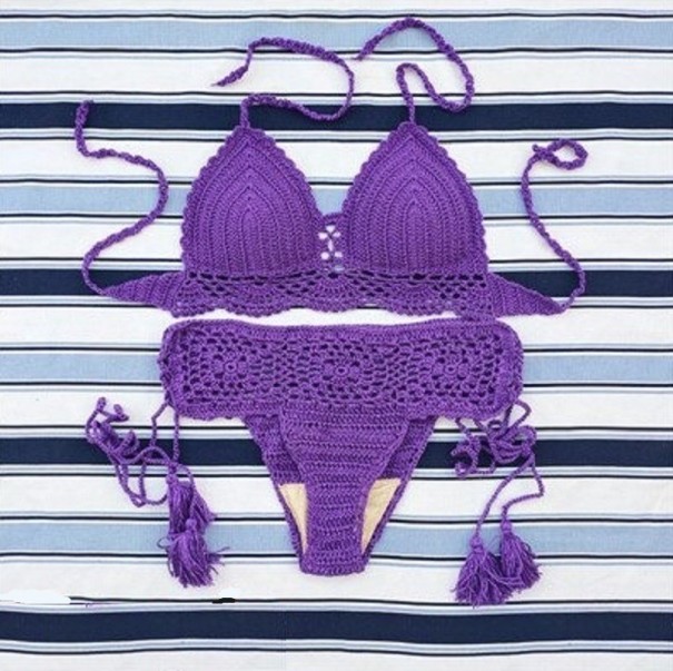 Naisten bikini P521 violetti XS
