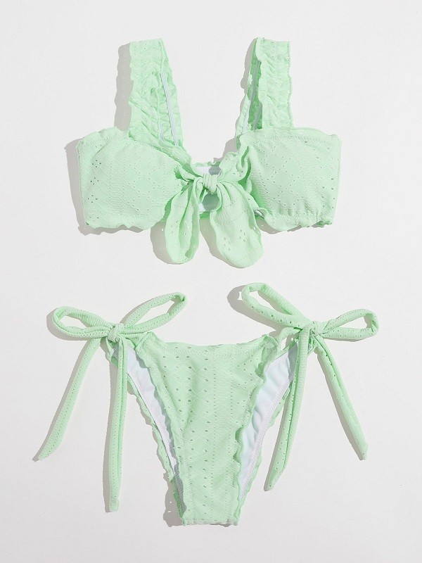 Naisten bikinit P845 vaaleanvihreä L