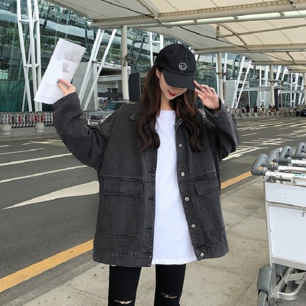 Naisten farkkutakki P1489 musta