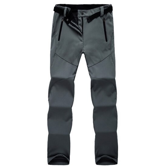 Naisten fleecehousut tummanharmaa 3XL