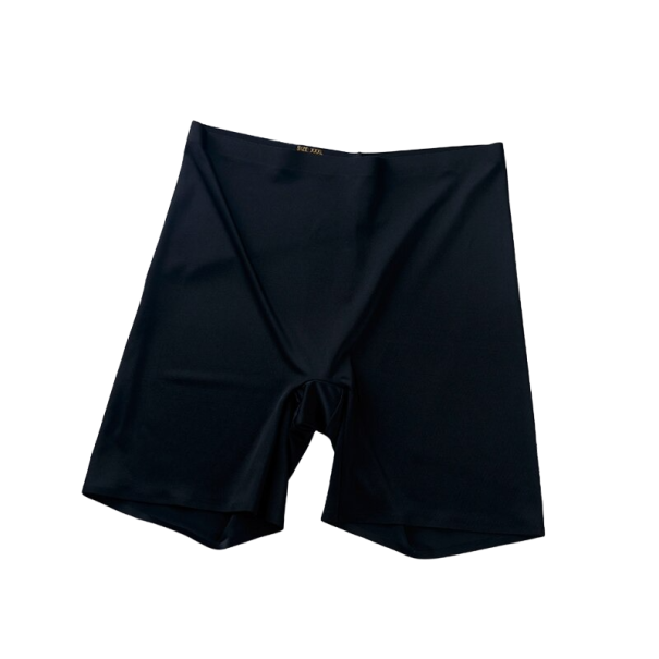 Naisten joustavat shortsit T972 musta 3XL
