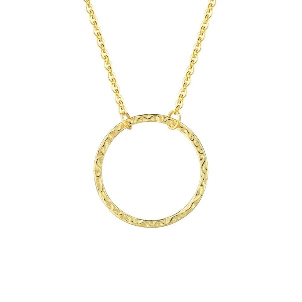 Naisten kaulakoru sormuksella kultainen XL