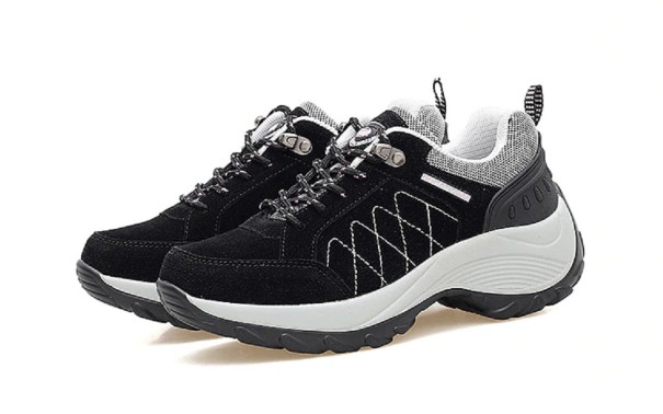 Naisten kevät-/syksykengät musta 38