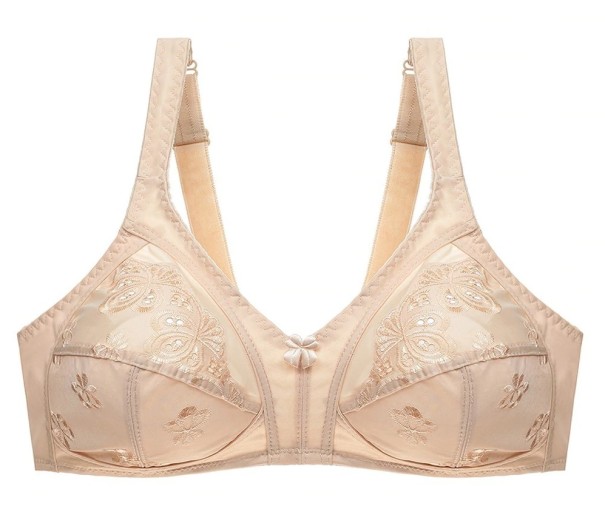 Naisten kevyesti topattu rintaliivi beige 95D