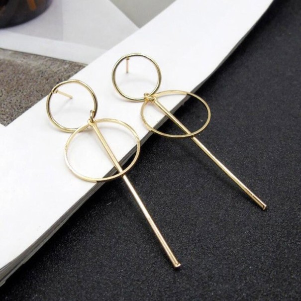 Naisten korvakorut G1336 kultainen 8