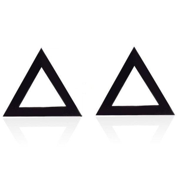 Naisten korvakorut G653 musta 1