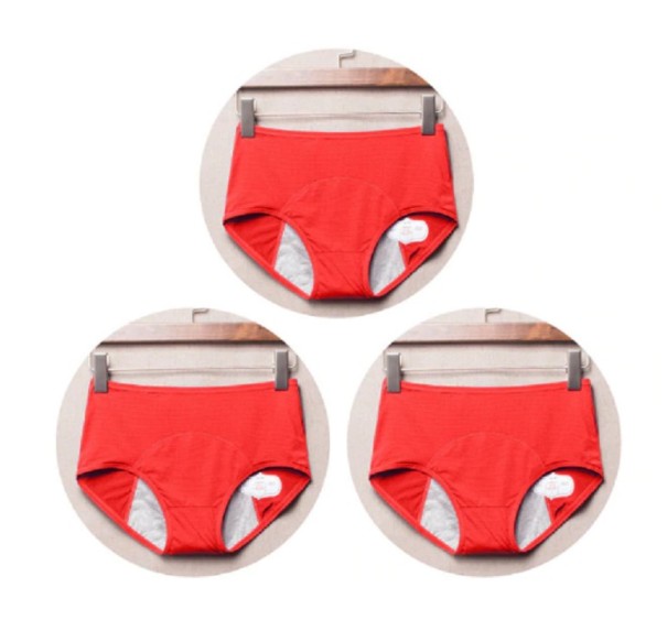 Naisten kuukautisalushousut - 3 kpl. XS 9