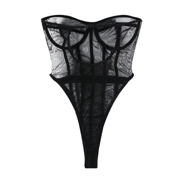 Naisten läpikuultava body B700 XS