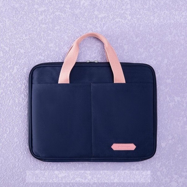 Naisten läppärilaukku T449 tummansininen 1