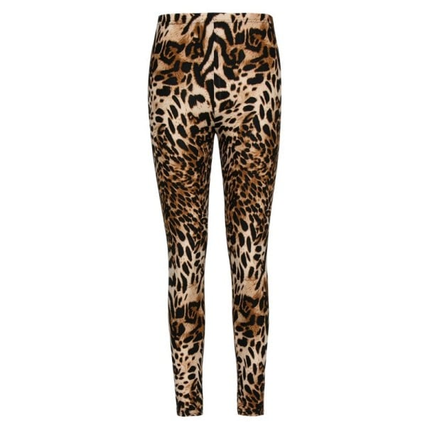 Naisten leopardikuvioiset leggingsit J521 1