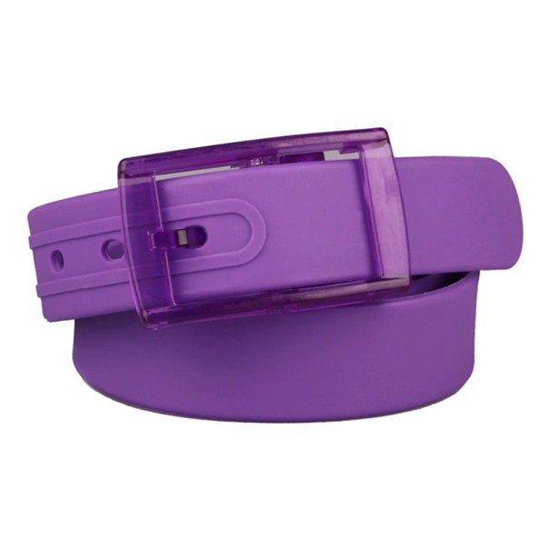 Naisten muovinen vyö violetti